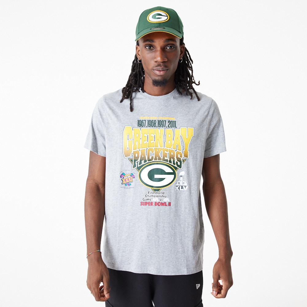 Green Bay Packers Super Bowl Champions New Era NFL T-Shirt