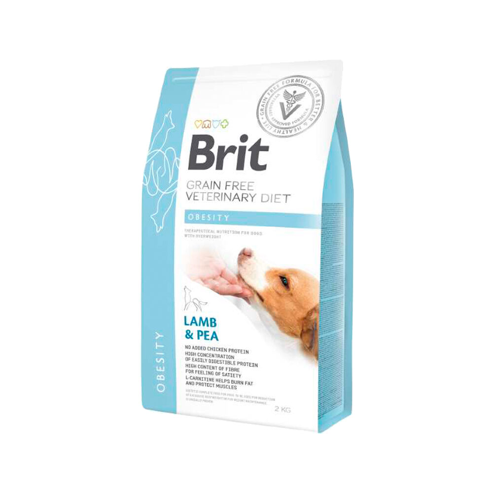 Brit Veterinary Diet Dog - Grain free - Obesity - 2 kg
