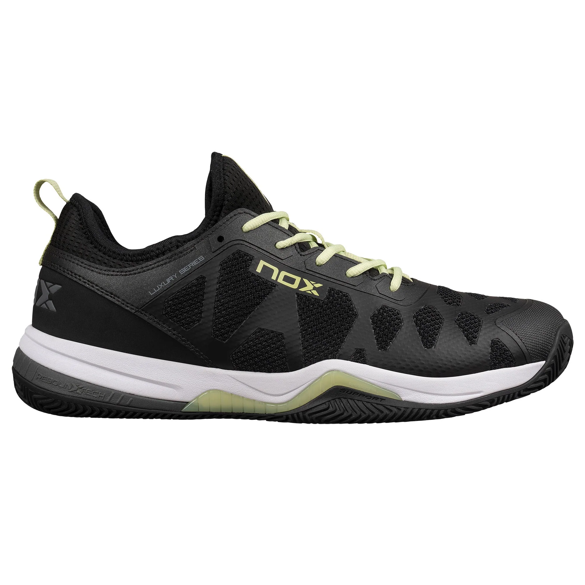 Padel shoes Nox NERBO Black/Soft Lime