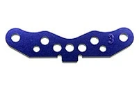 Kyosho Special Rear Anit-Squat Lower Suspension Plate 3° Blue Anodized Aluminum, IFW 132, Kyosho KYOIFW132
