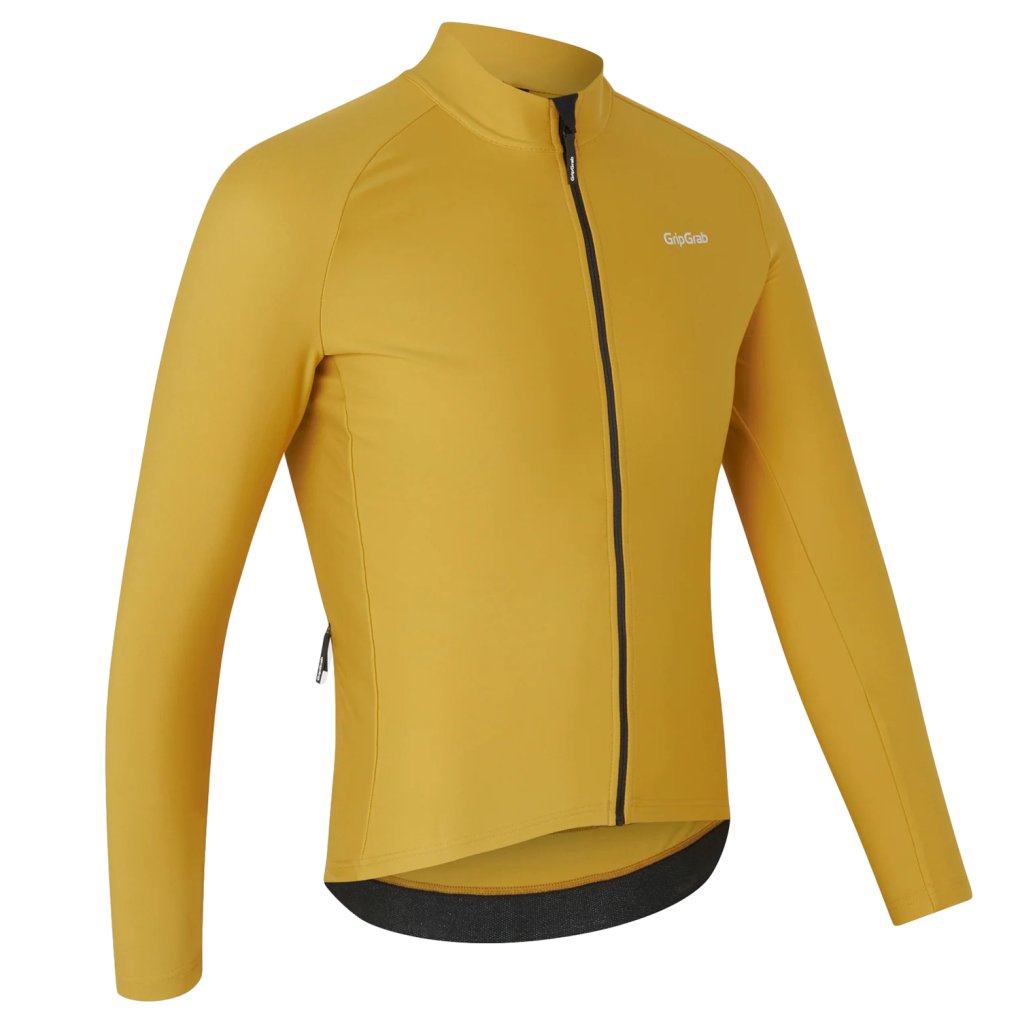 GripGrab PACR Thermal Long Sleeve Jersey Men - Mustard Yellow
