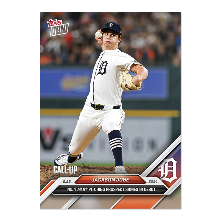 Jackson Jobe - 2024 MLB TOPPS NOW® Card 753