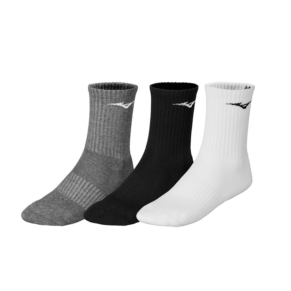 PACK OF 3 SOCKS MIZUNO GREY/BLACK/WHITE