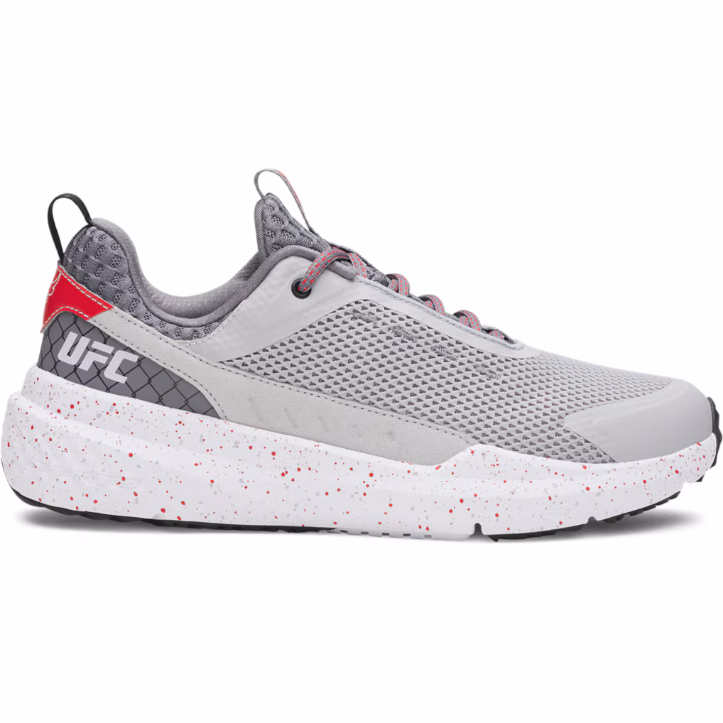 Men's Under Armour Gray/White UFC Project Rock BSR 5 Training Shoes
