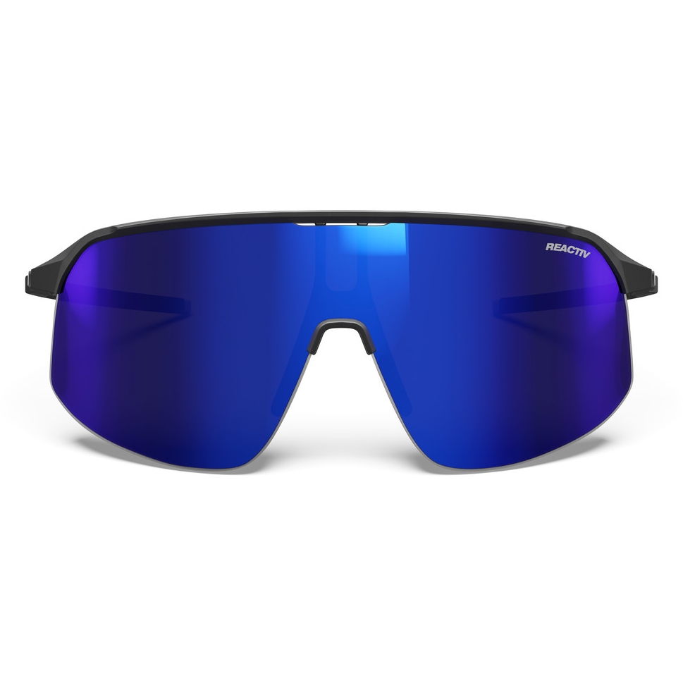 Julbo Density Sunglasses - Black/Black - Multilayer Blue Reactiv 1-3 High Contrast