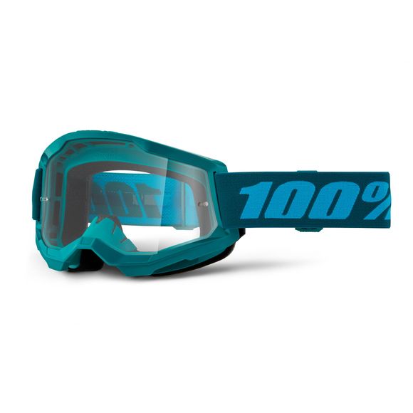 100% STRATA 2 Stone cross mask - Clear 2025 - Green / BlueRef: CE1362 / 50027-00023