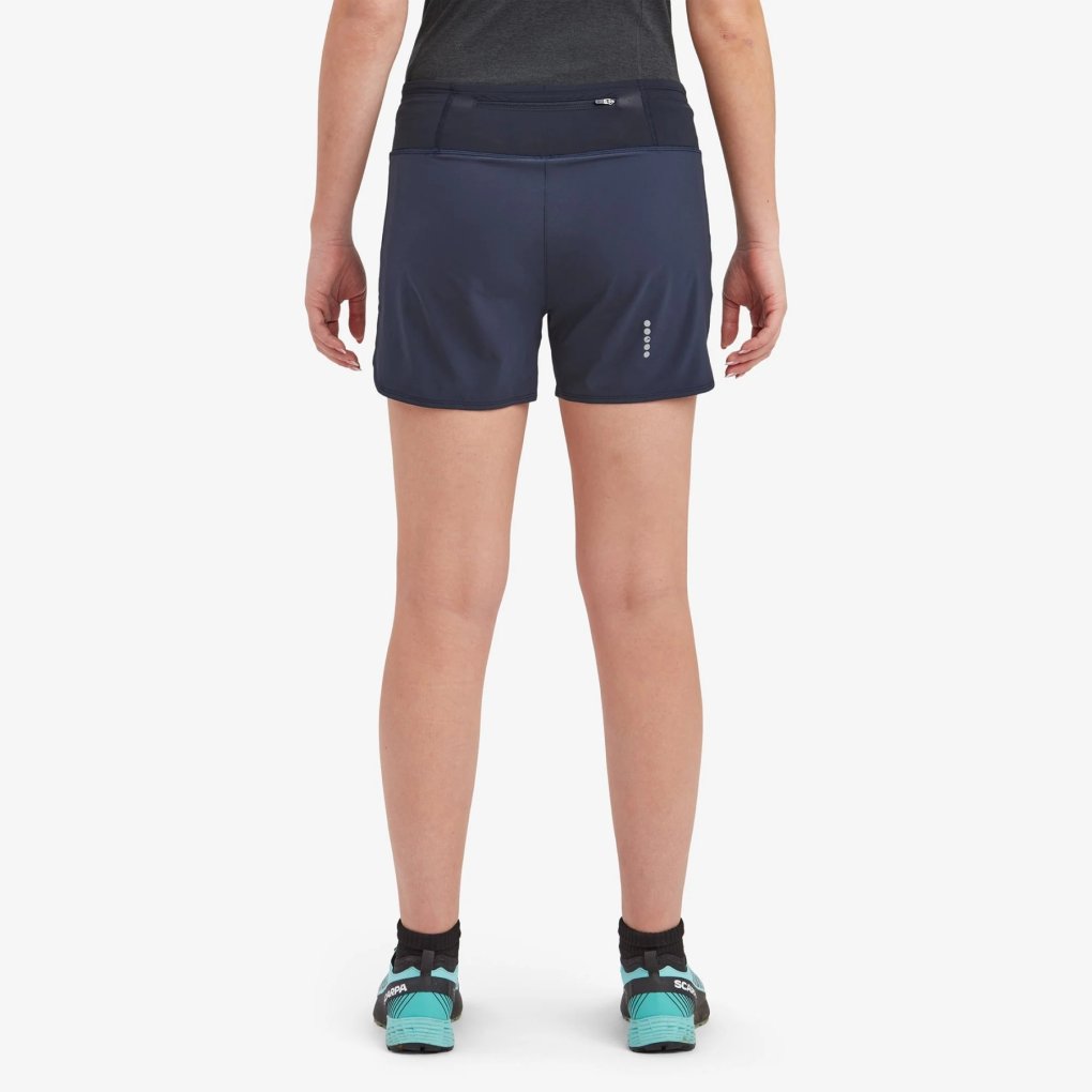 Montane Slipstream Twin Skin Trail Running Shorts Women - eclipse blue