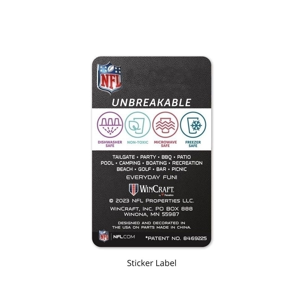 New Orleans Saints Icicle Silicone NFL Pint Glass