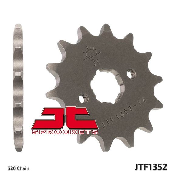 JT. standard steel 1352 - 520 12 teethRef: JTC01877A / 1077236001