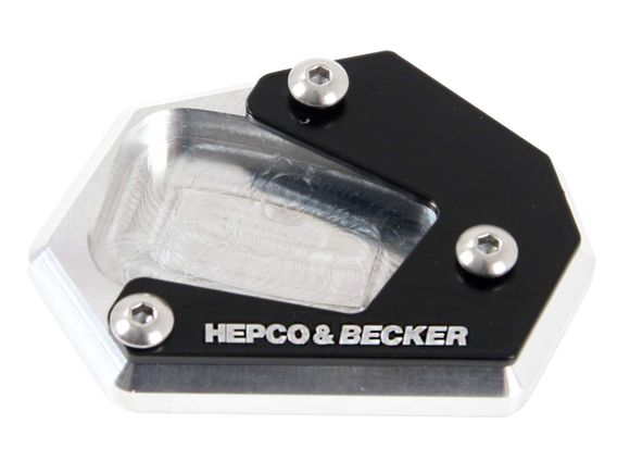 Hepco & Becker side stand extension - black/silverRef: Hbe02631A / 42119547 00 91