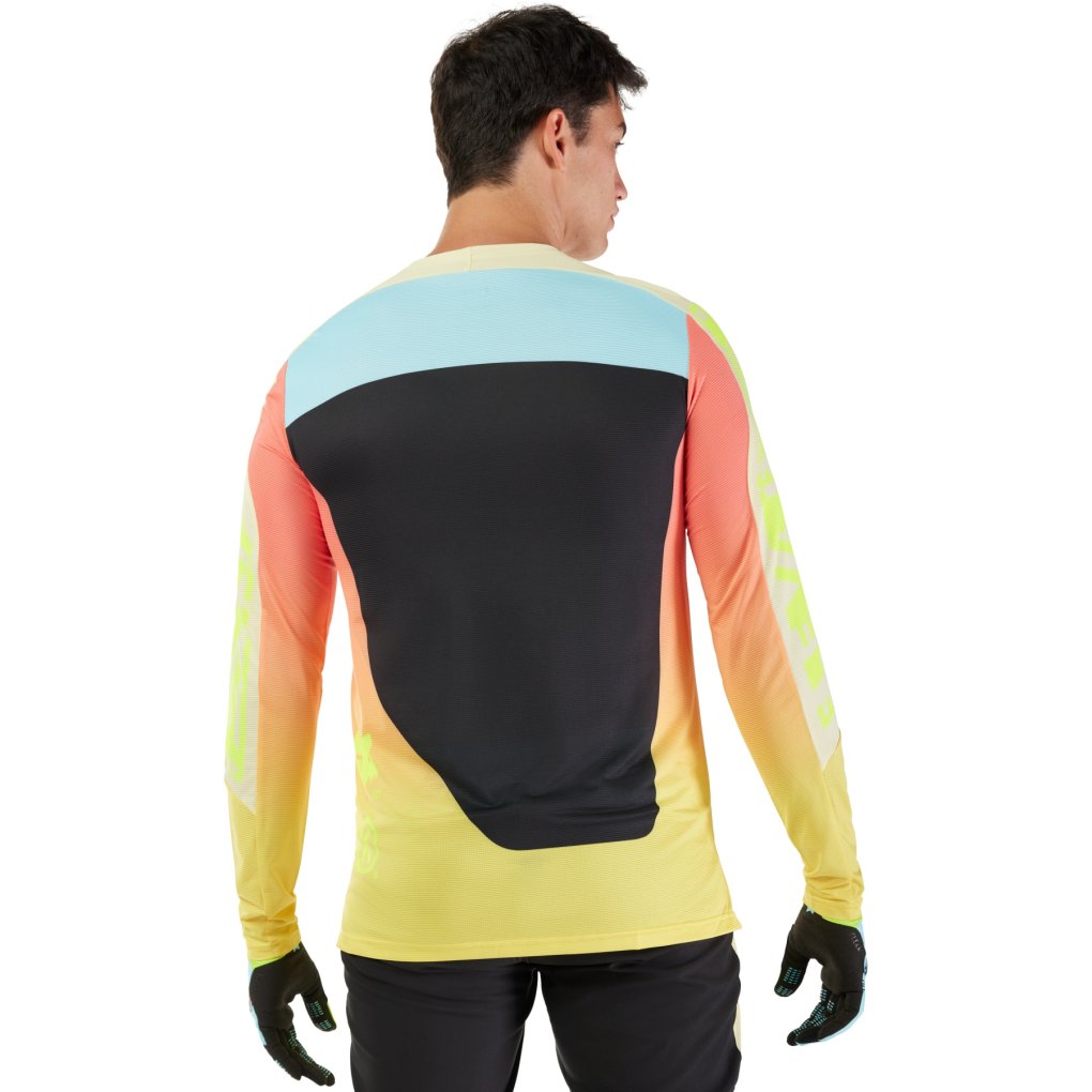 FOX Flexair MTB Longsleeve Jersey Men - Elevated - lemonade