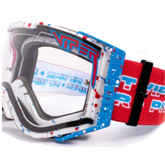 Masque cross Pit Viper BRAPSTRAP - THE ROOST ROCKET 2024 - Bleu / RougeRef : PIT0001 / PV-GOG-0005