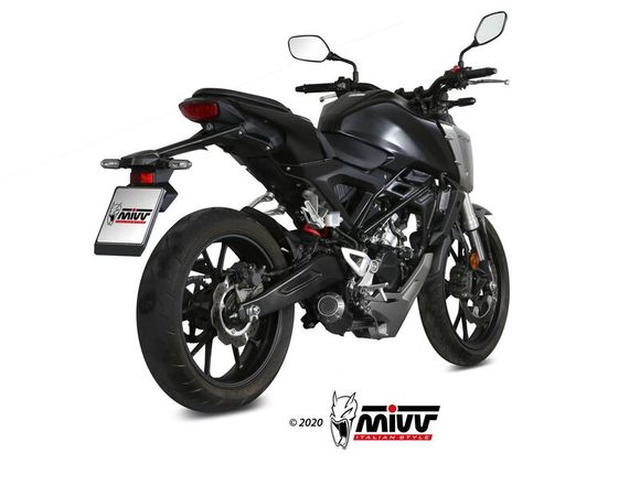 Full line Mivv MK3 - BlackHONDA 125 CB 125 R NEO SPORT CAFE ABS - 2018 - 2020Ref : MV00044A / 1101614