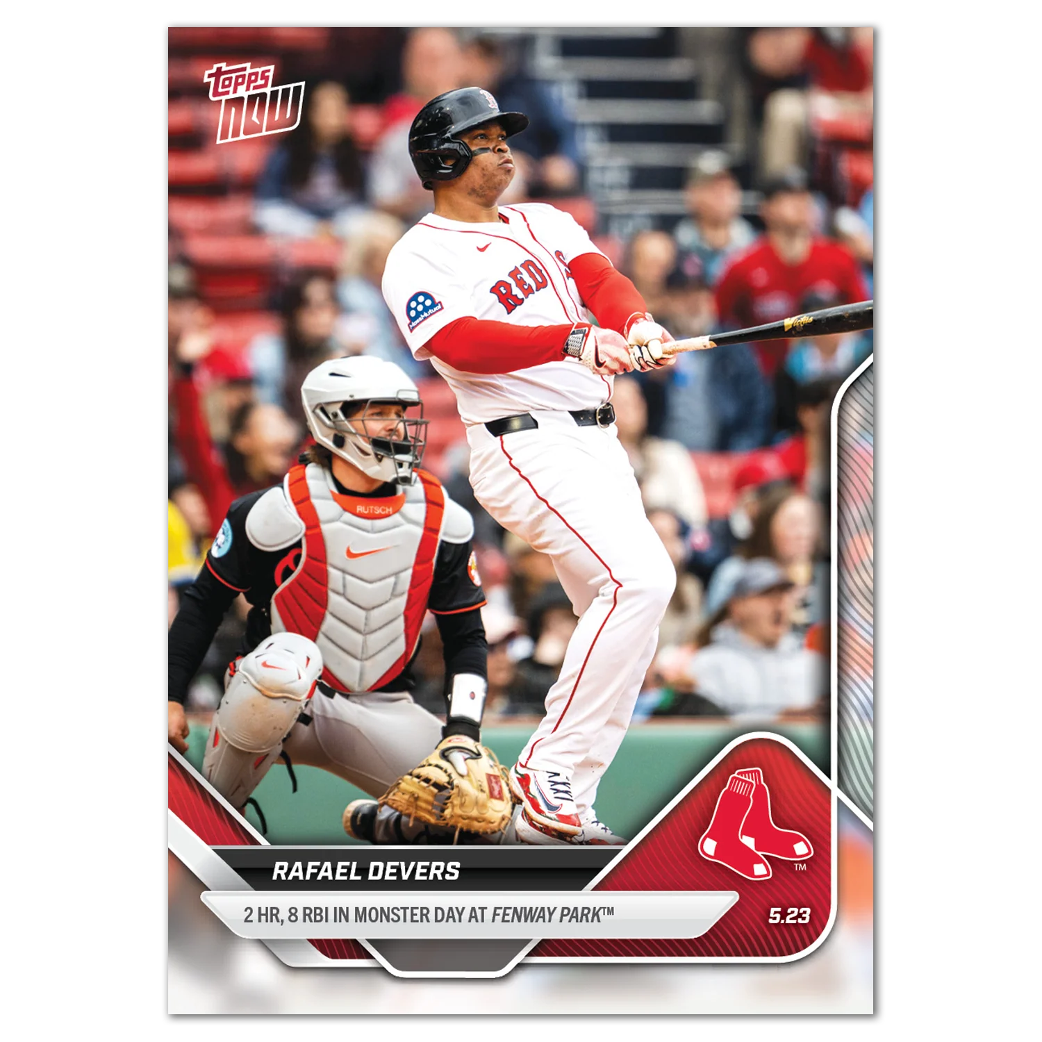 Rafael Devers - 2025 MLB Topps NOW® - Card 207