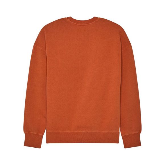 Fox Wordmark Oversized Fleece Crew - YellowRef: FX5236