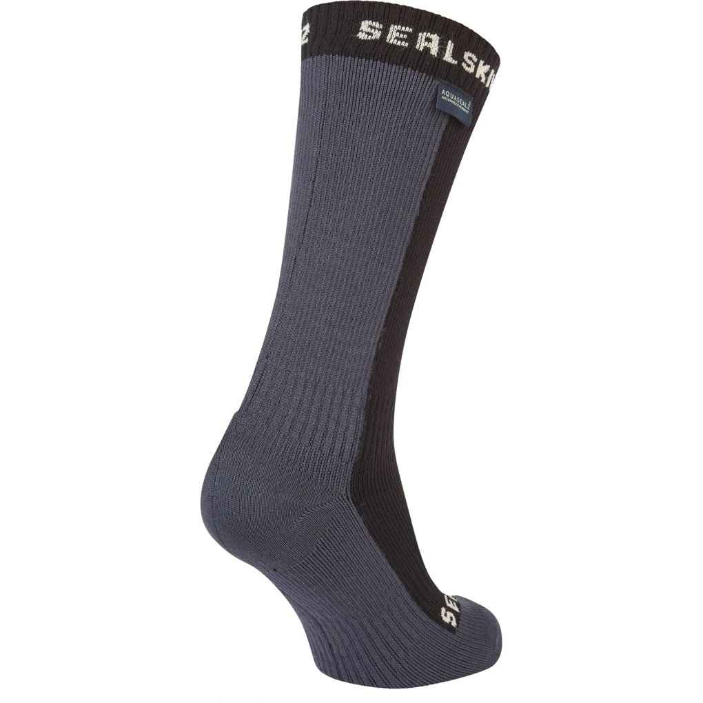 SealSkinz Starston Waterproof Cold Weather Mid Length Socks - Black