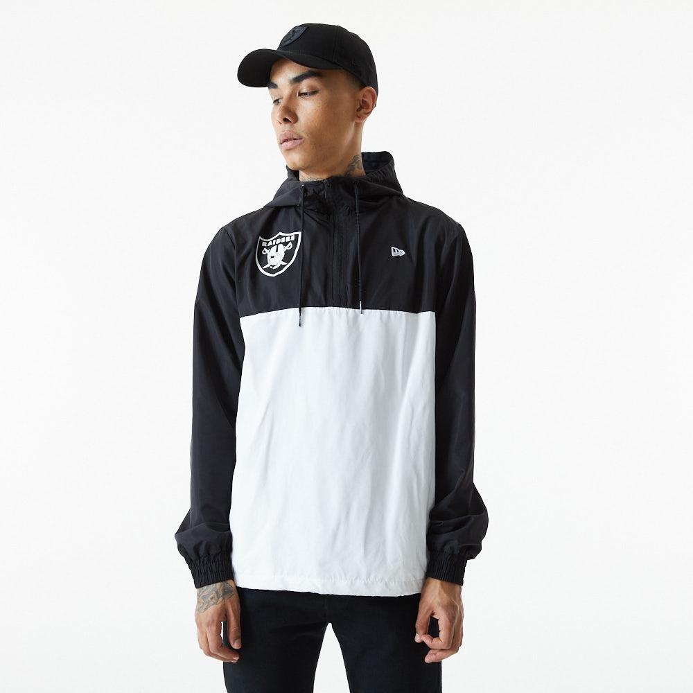 Las Vegas Raiders New Era 2021 Color Block NFL Windbreaker Jacket