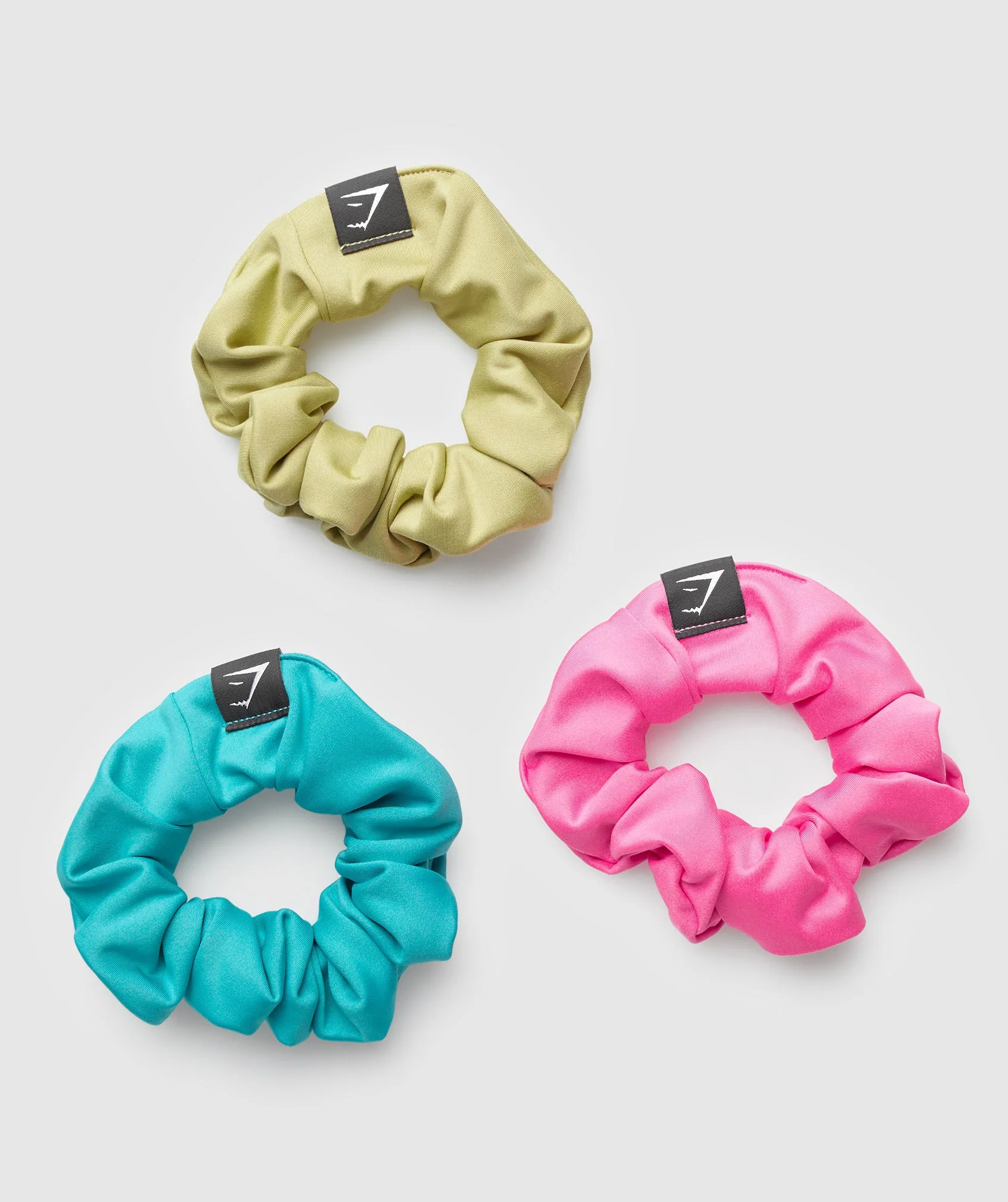 Scrunchies 3pk Fetch Pink/Artificial Teal/Vintage Green