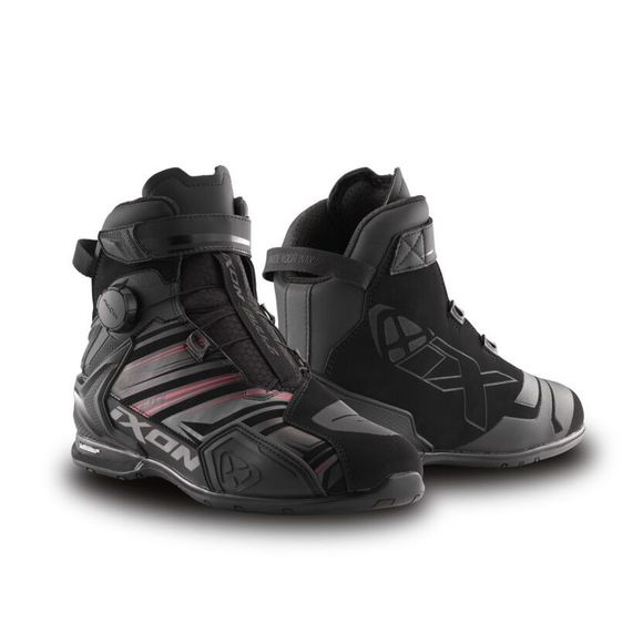 Ixon BULL 2 WATERPROOF ULTRA Motorcycle Riding Shoes - Black / RedRef: IX2120
