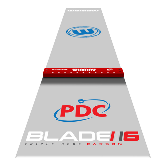 Winmau Clearzone PVC dart mat with oche