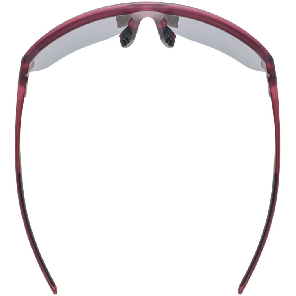 Uvex vectiv set Cycling Glasses - cranberry transparent matt/mirror rose