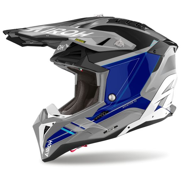 Airoh AVIATOR 3 cross helmet - SABER 2024 - BlueRef: AR1341