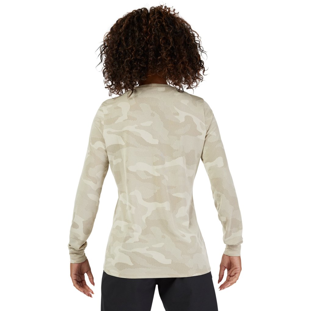 FOX Ranger TruDri Long Sleeve MTB-Jersey Women - cream