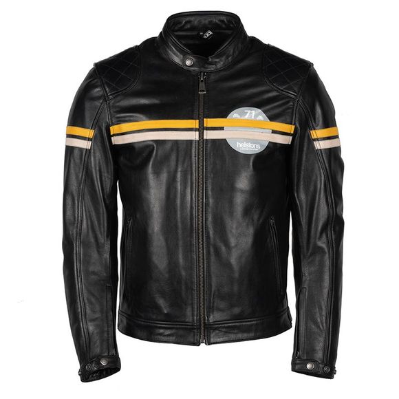 Blouson Moto Helstons CHEVY CUIR BUFFALO - NoirRef : HS0946