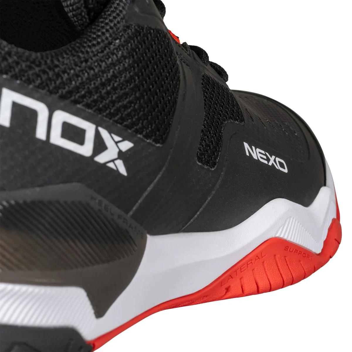 Pickleball LUX NEXO Shoes Black/Lava Red