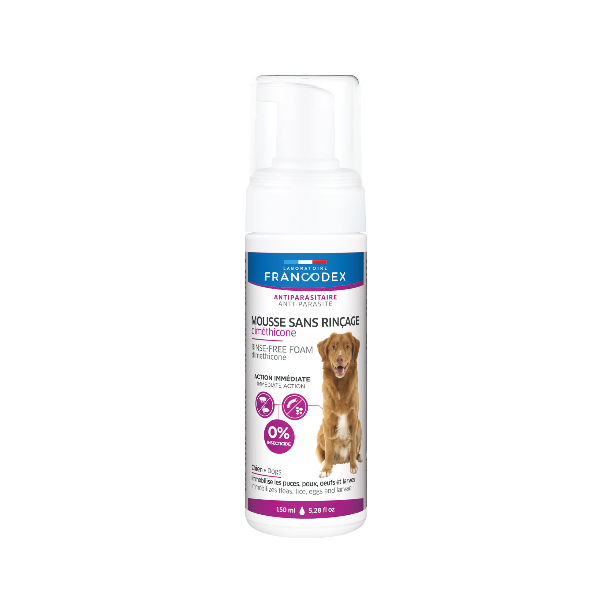 Francodex Dimethicone Dry Shampoo Dog - 150 ml