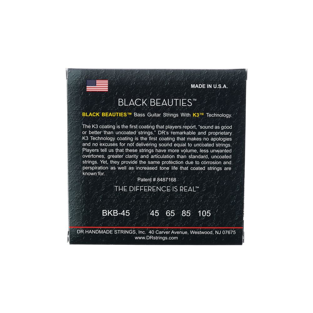 DR Strings Black Beauties BKB