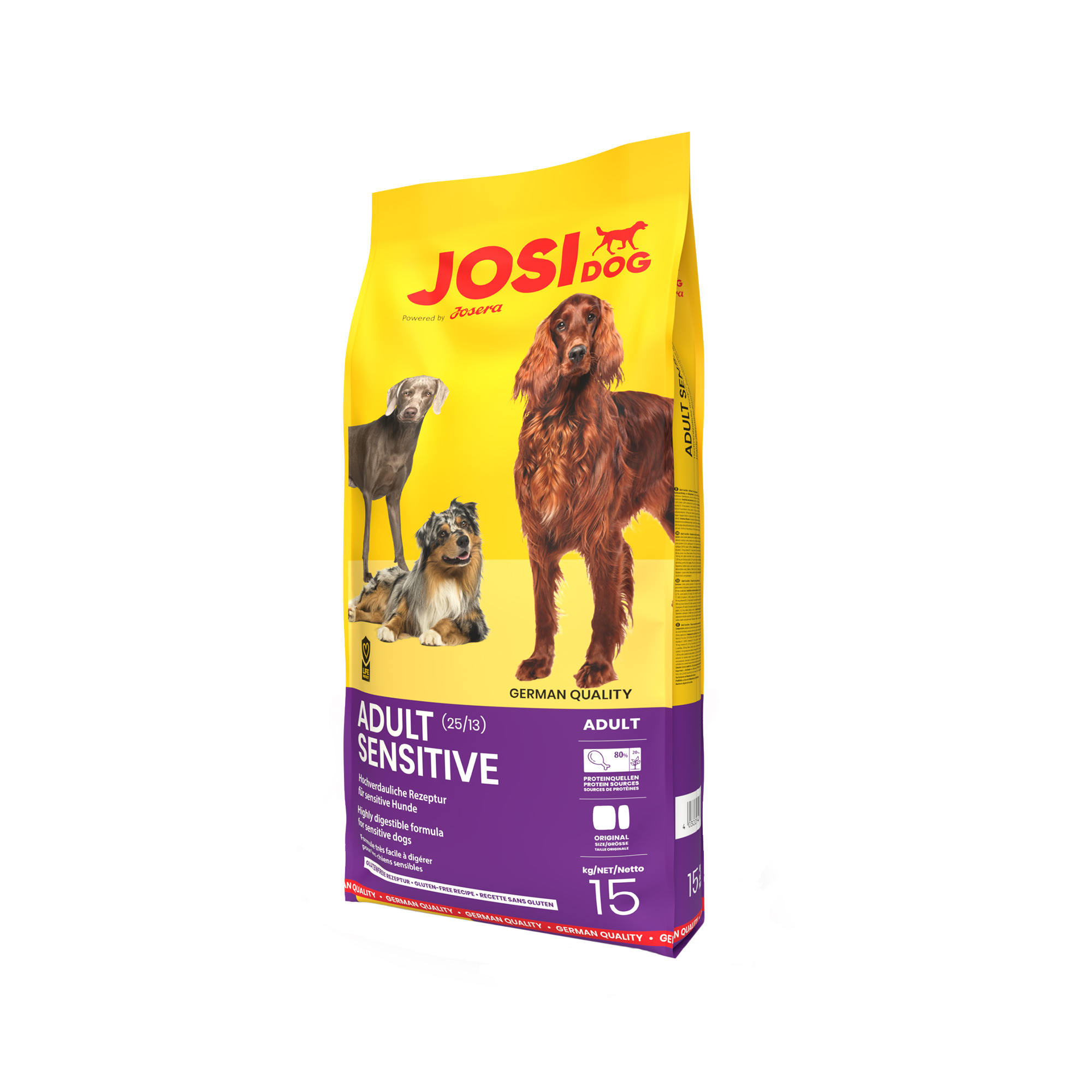 JosiDog Adult Sensitive Dog Food - 15kg