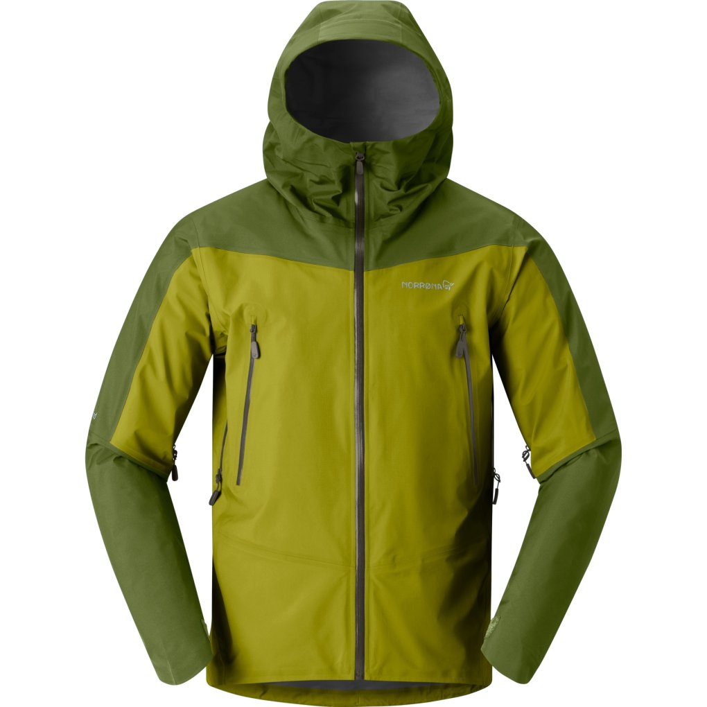 Norrona falketind Gore-Tex Jacket Men - Golden Lime/Pesto