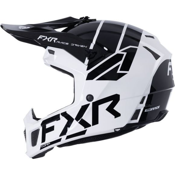 Casque cross FXR CLUTCH COMP 2026 - Blanc / NoirRef : FXR1763