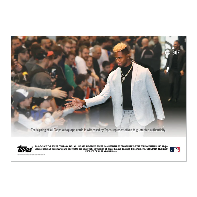 On-Card Auto # to 1 - Luis Robert - MLB TOPPS NOW® Card OS60F