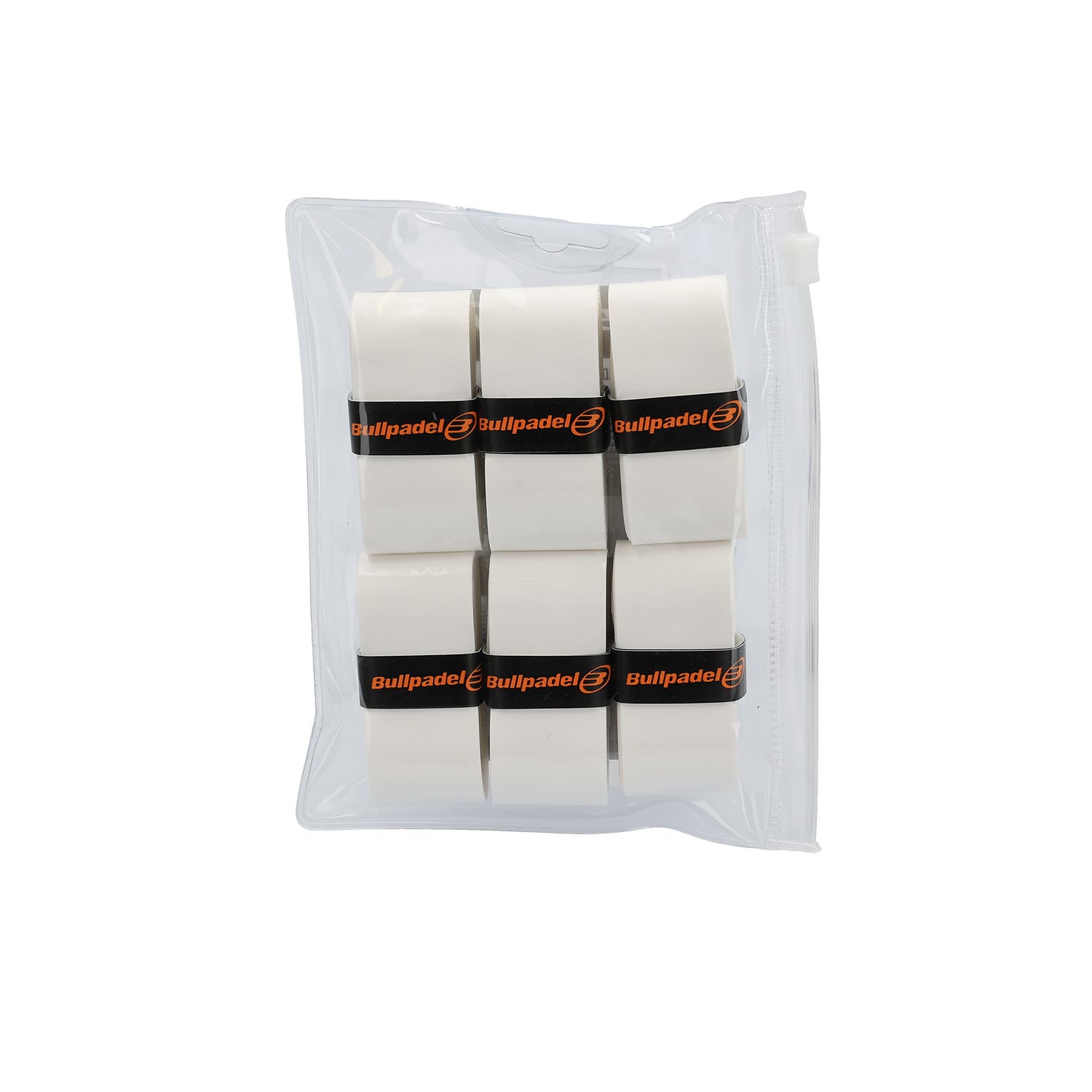 6 PCS BLISTER OVERGRIPS BULLPADEL COMFORT WHITE