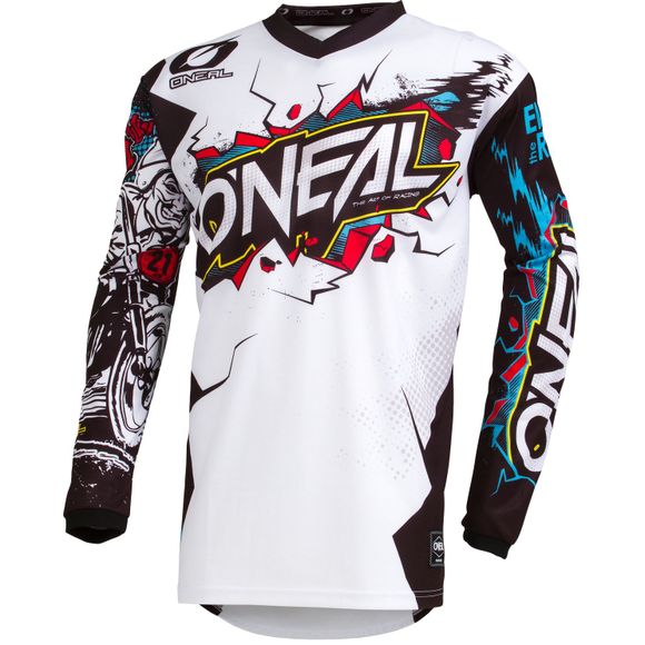 Maillot cross O'Neal ELEMENT - VILLAIN - WHITE 2023 - BlancRef : OL1114