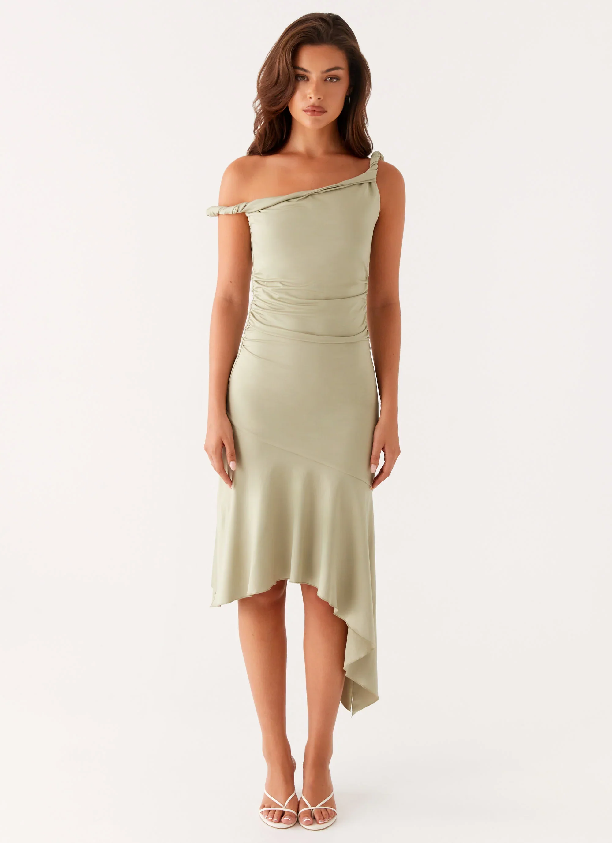 Huntah Midi Dress - Sage