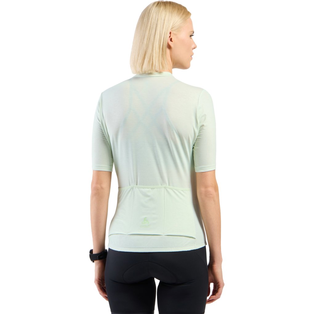 Odlo Essentials Half-Zip Cycling Jersey Women - ambrosia