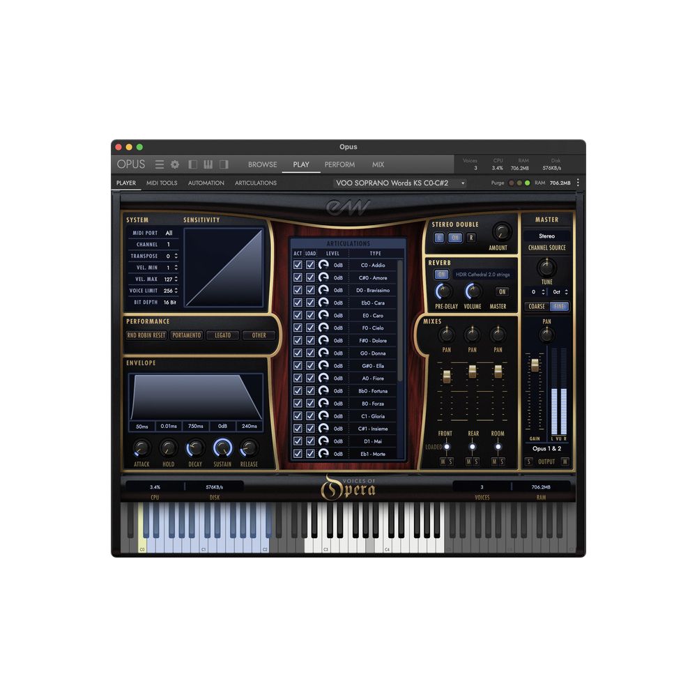 EastWest Voices Of Opera – Thomann Ireland