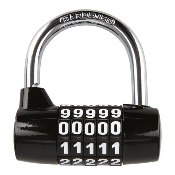 Oxford LK102 5-digit Combination Padlock Universal - BlackRef: od0015 / lk102