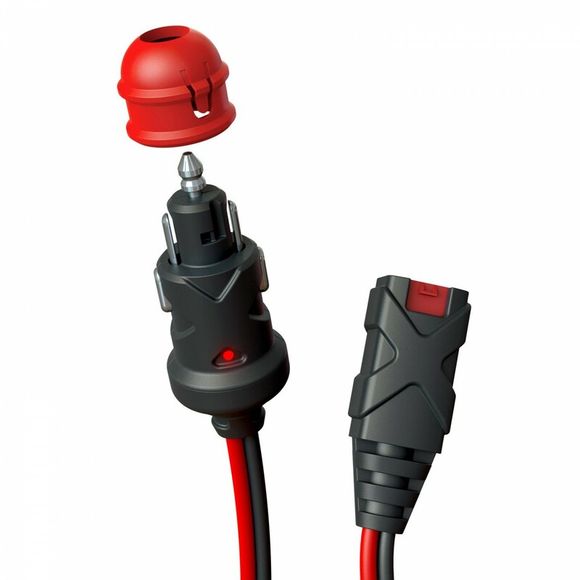 Noco Battery Charger Cable 12V Dual-Size Male Plug Cigarette Lighter 60cm X-Connect 12V UniversalRef: Noco00015A / 1079663