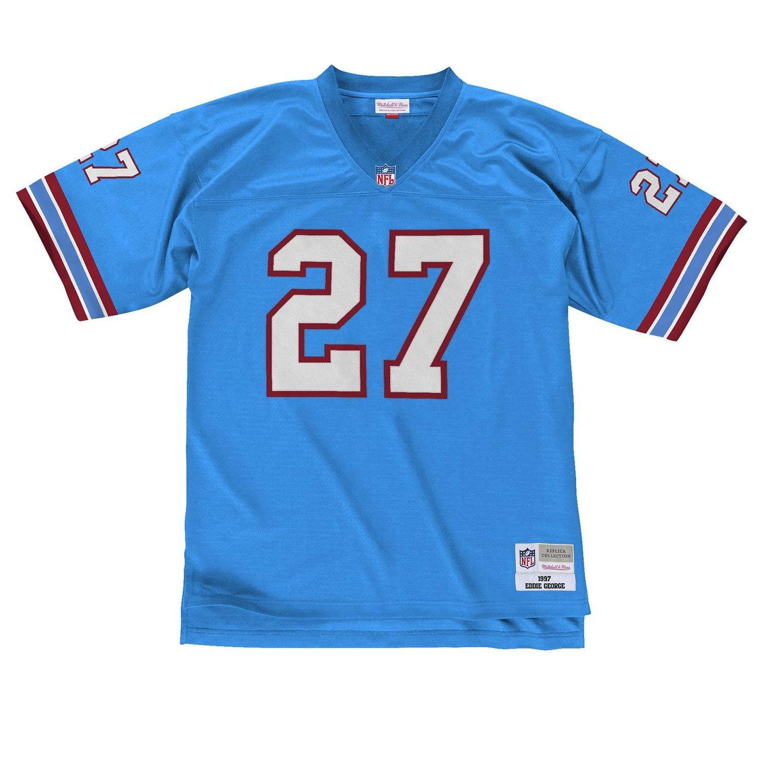 Eddie George #27 Tennessee Oilers Legacy Throwback NFL Jersey