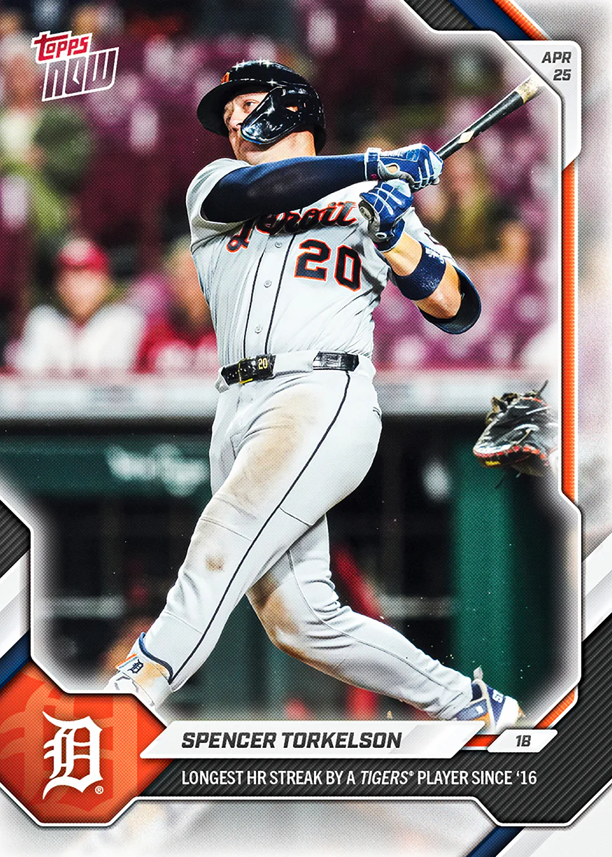 Spencer Torkelson - 2026 MLB Topps NOW® - Card 123