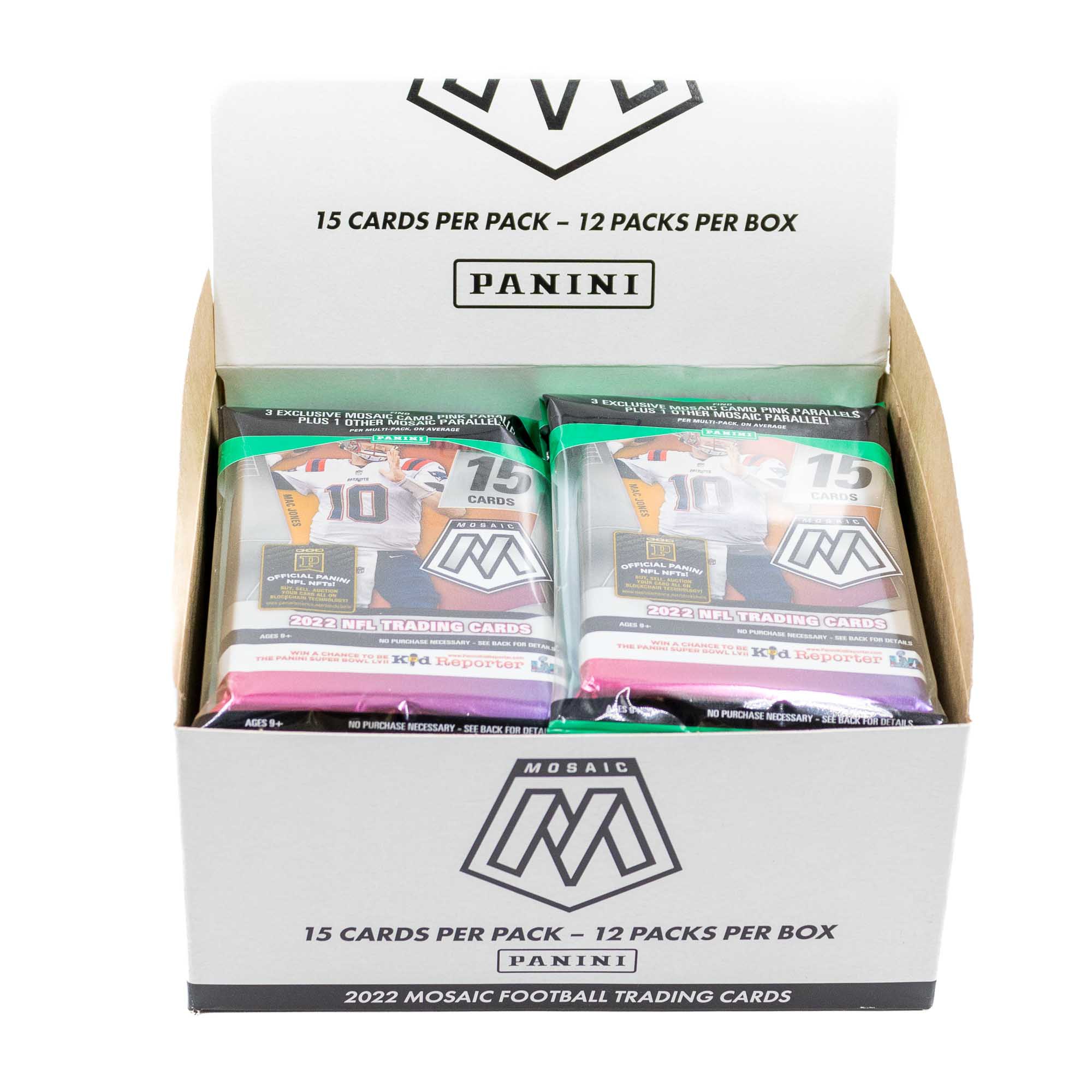 2022 Panini Mosaic Football NFL Multi Cello Fat-Pack Box