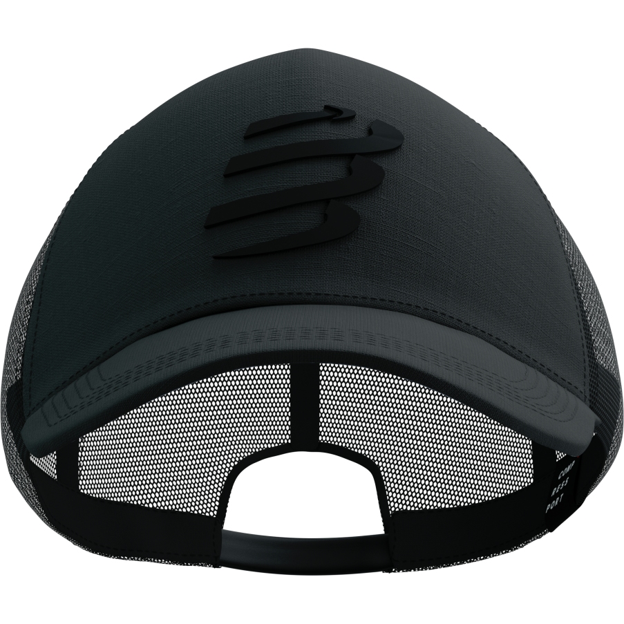 Compressport Trucker Cap - black/black reflective