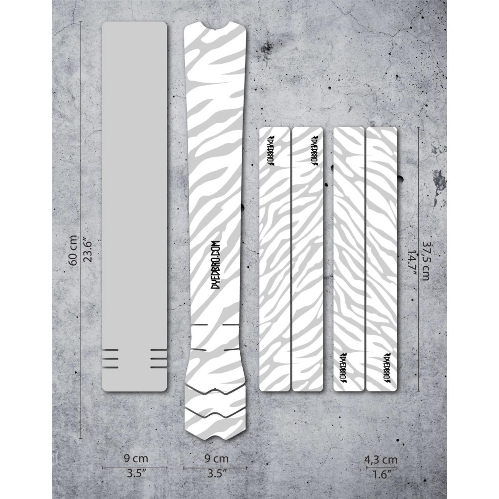 DYEDBRO Frame Protection Kit Zebra - white matt