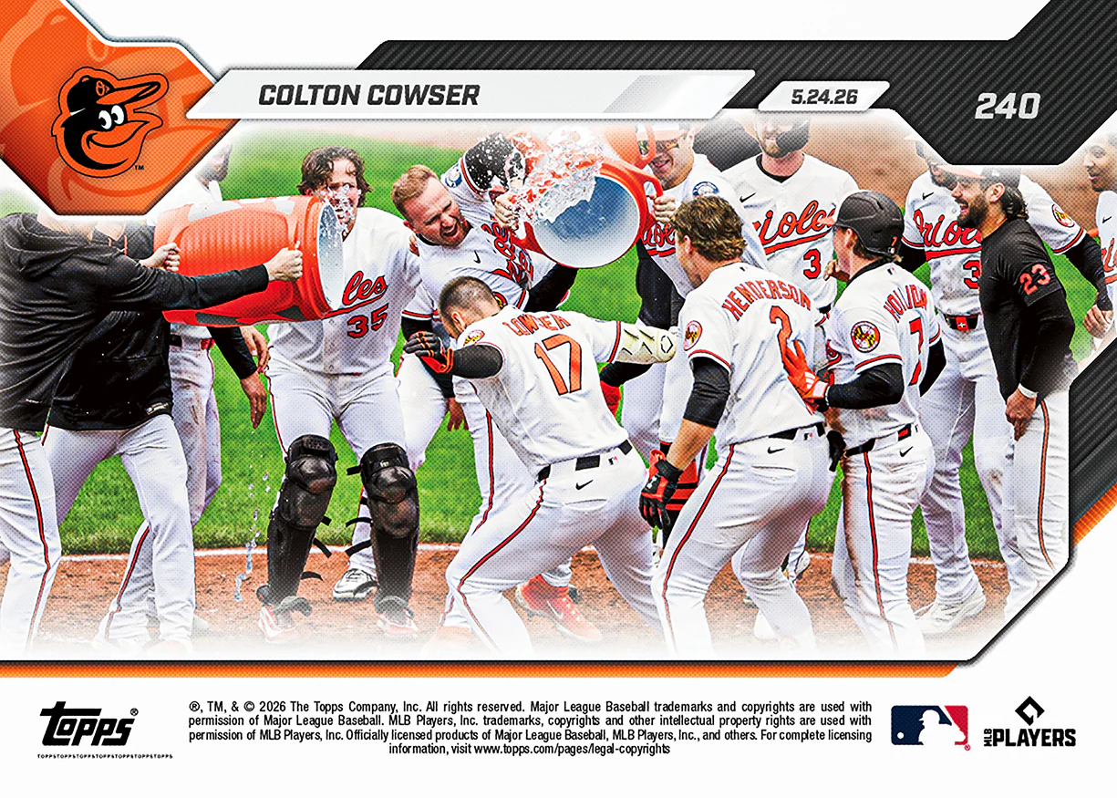 Colton Cowser - 2026 MLB Topps NOW® - Card 240