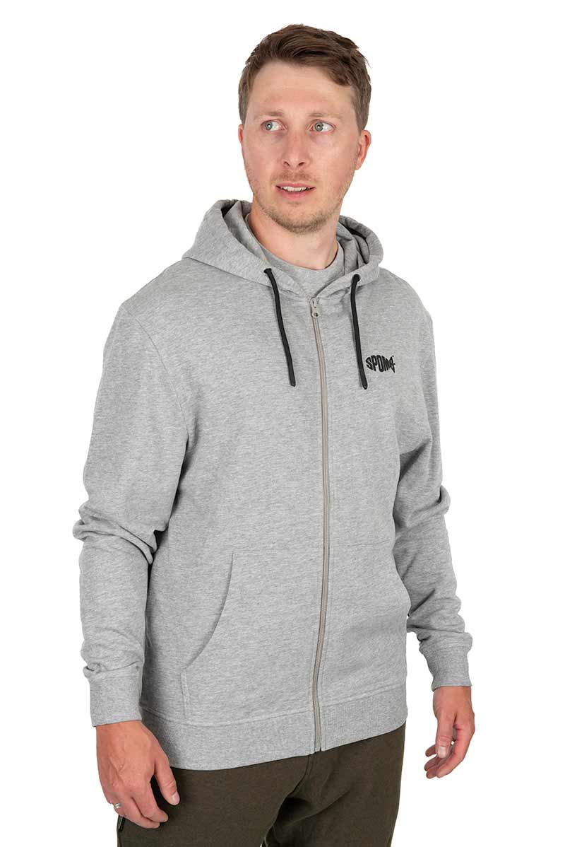 Spomb™ Grey Zipped Hoody