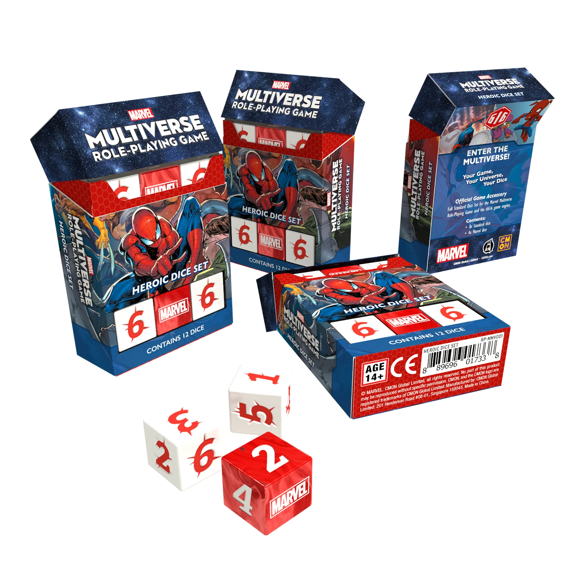 Marvel Multiverse RPG: Heroic Dice Set